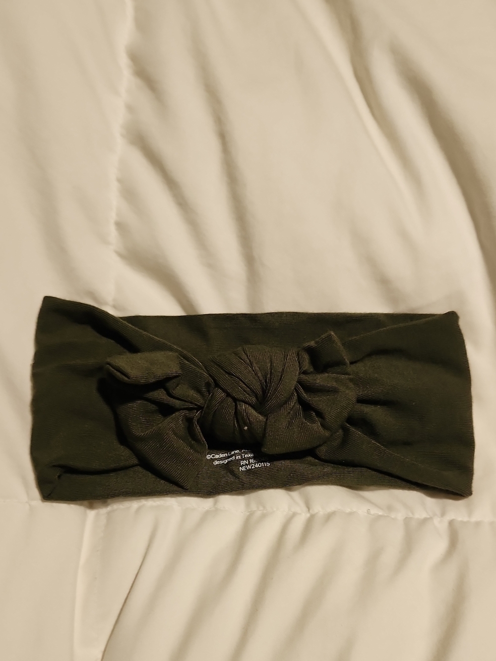 Caden Lane Knotted Headband - Olive